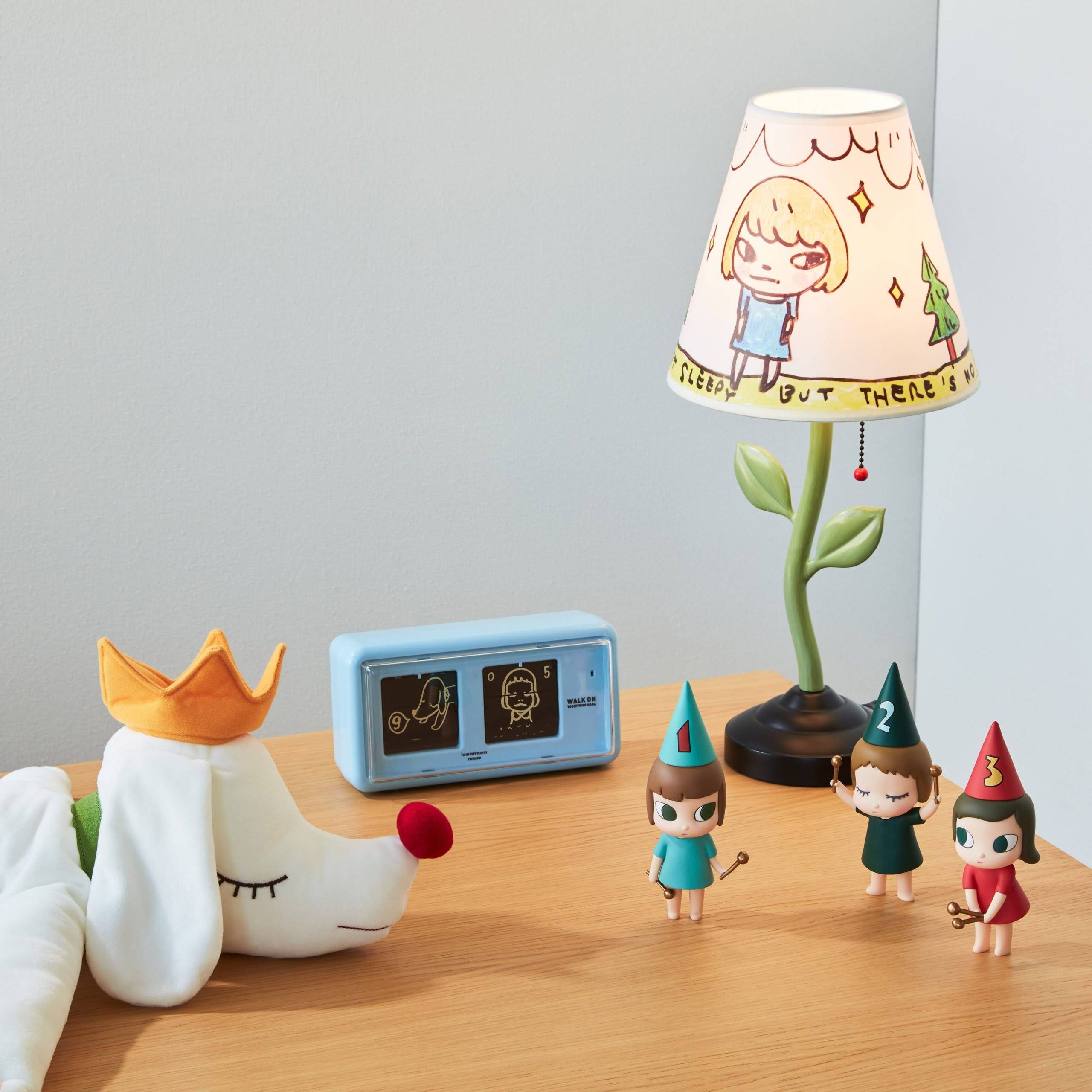 Yoshitomo Nara Walk On Flip Clock - Blue
