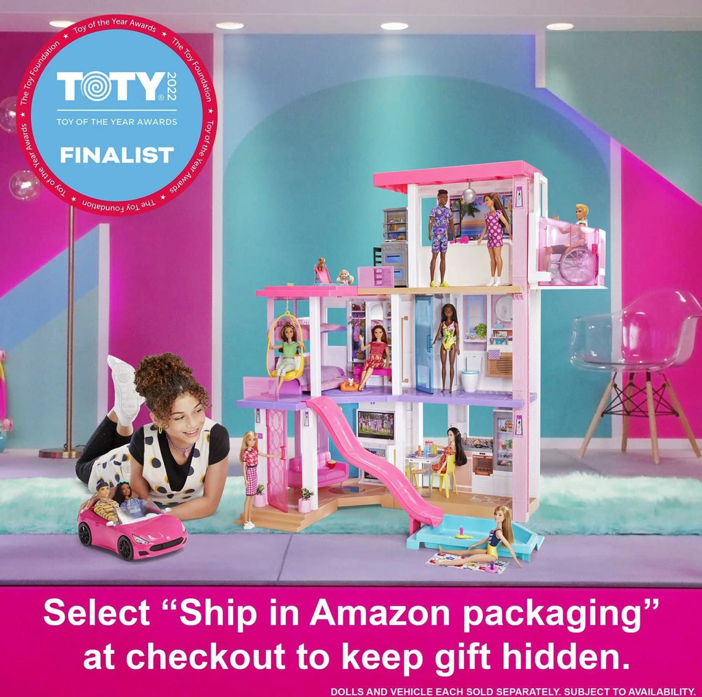 Barbie DreamHouse Playset with 10 Play Areas 75+ Furniture & Accessories Lights & Sounds