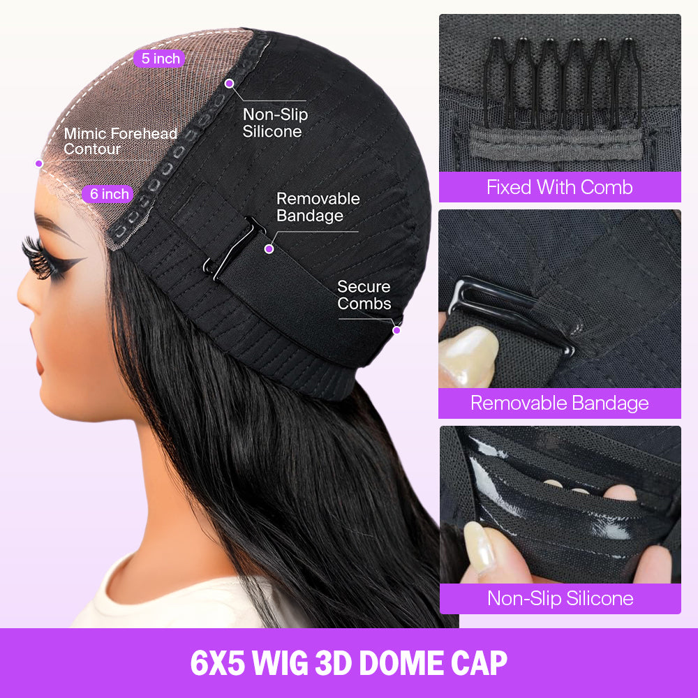 Invisible Knots Glueless Chocolate Brown Straight Wigs Realistic Hairline Beginner Friendly