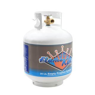 Flame King 20 lbs Propane Tank with OPD Valve, Steel, Rust-Resistant, DOT/TC Approved