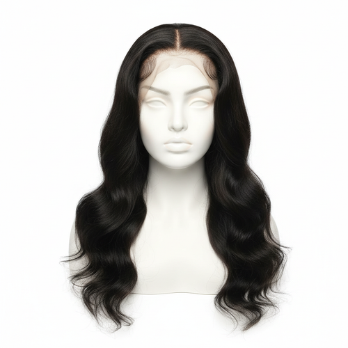 Loose Wave HD Lace Wig on mannequin head