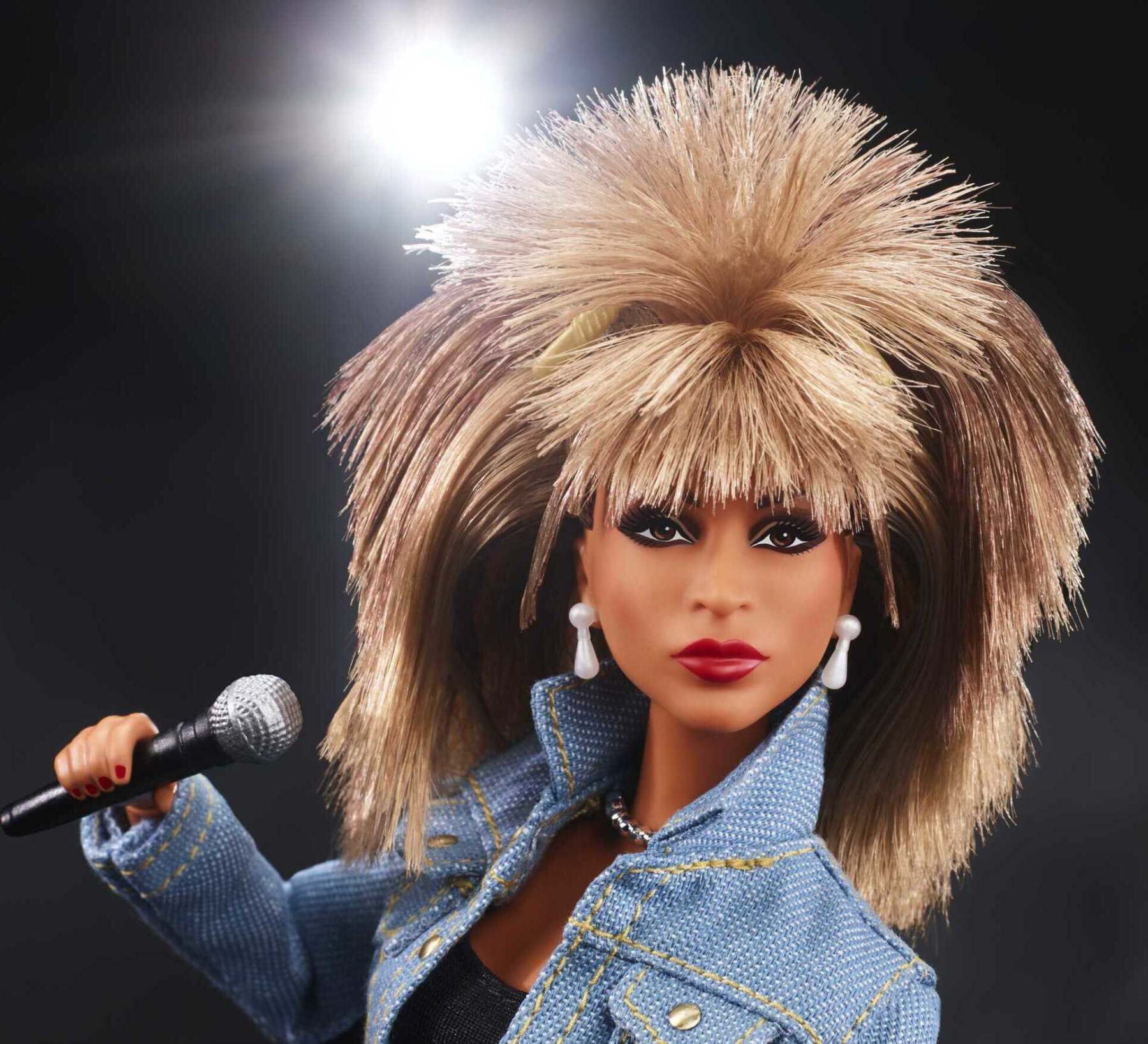 Mattel Barbie Signature Tina Turner Collectible Doll with '90s Outfit & Accessories