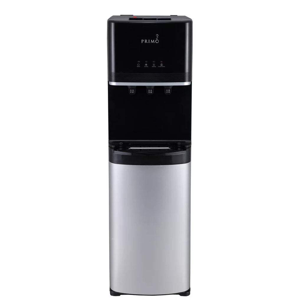 Primo Deluxe Stainless Steel Bottom-Load Water Cooler Dispenser, 3-Temp Settings