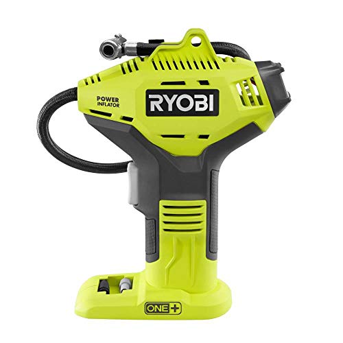 RYOBI ONE+ Cordless High Pressure Inflator with Digital Gauge & Battery