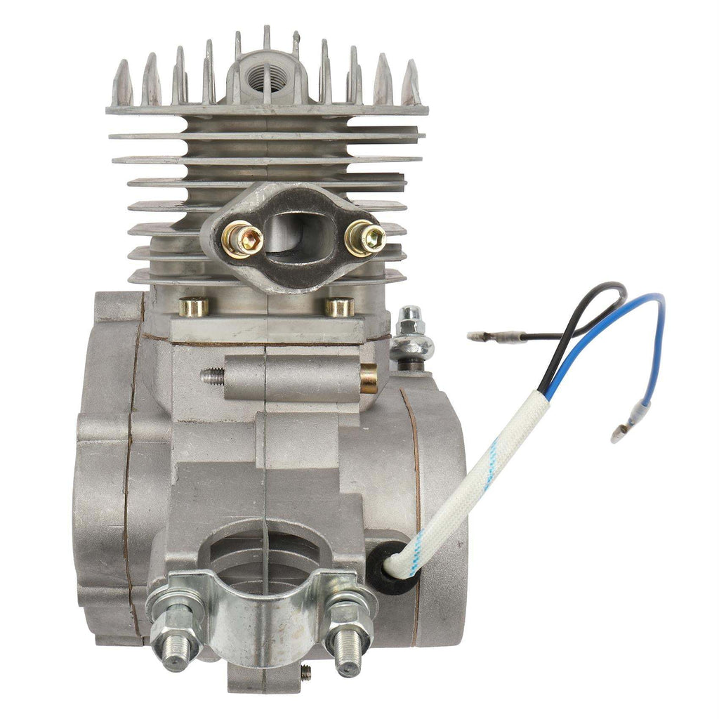 Zimtown 80cc 2-Stroke Engine Bike Motor Kit for 26" Bicycles, Silver White