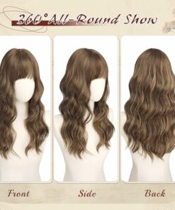 Alternative view of Blonde Mixed Brown Long Soft Wavy Wigs BE18