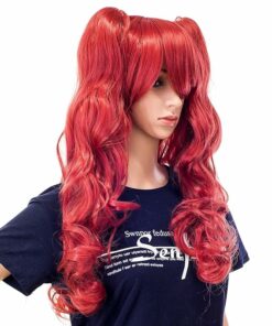 Alternative view of Red Ponytail Wig Cosplay BE27