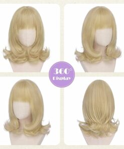 Alternative view of Short Light Blonde Wig With Bang BE30