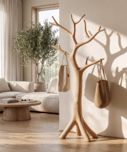 Driftwood Branch Wall Coat Rack for Entryway and Bedroom