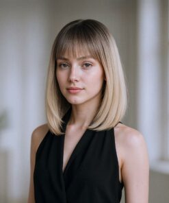 Ash Brown To Platinum Ombre Bob Wig BE105