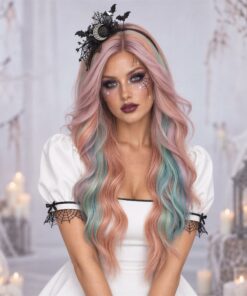 Multi Color Water Wave Lace Front Wig BE62