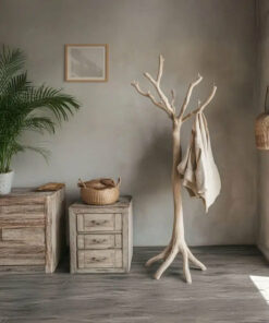 Alternative view of Driftwood Tree Branch Coat Rack with Natural Branch Hooks